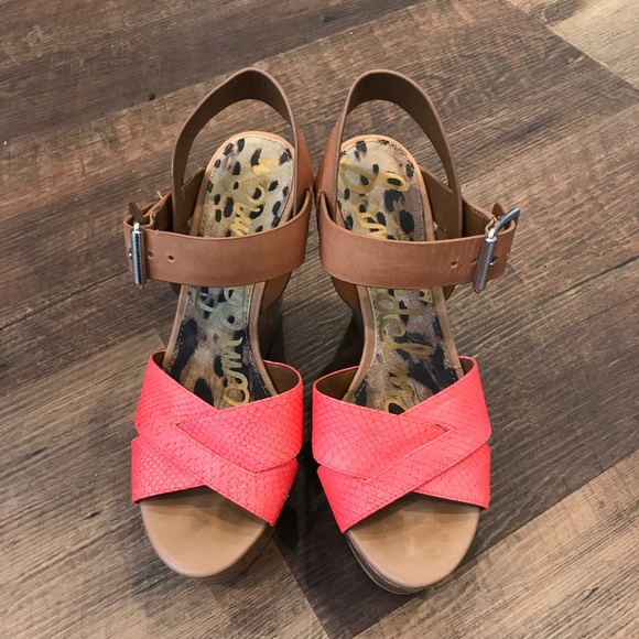 Sam Edelman Shoes - Sam Edelman Leather Cork Wedges- excellent!
